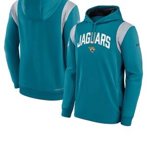 Nike Therma Fit Teal Jacksonville Jaguars Pullover Hoodie EUC - Worn at 1 Game